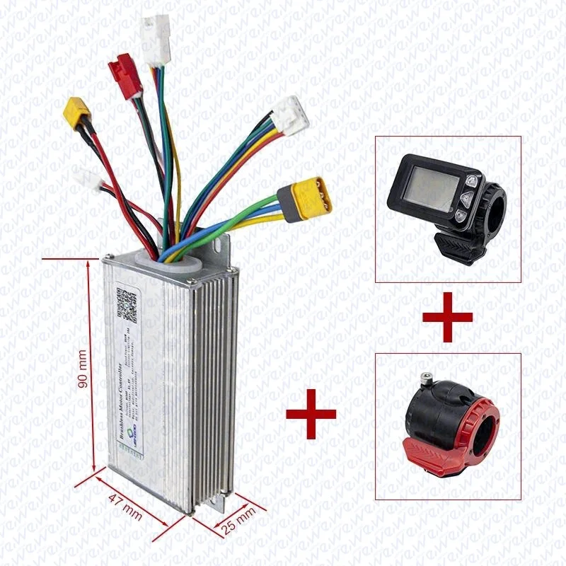 Kit controller 36V 16A 300W