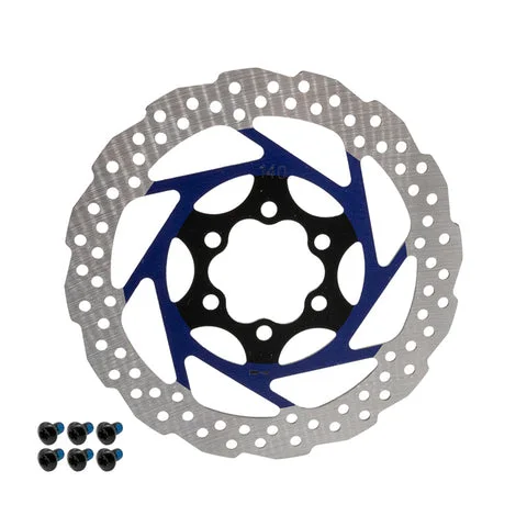 Disc de frână 140 mm 6H albastru pentru trotinetă electrică