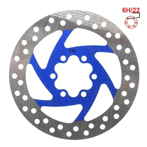 Disc frana 140mm 6H albastru