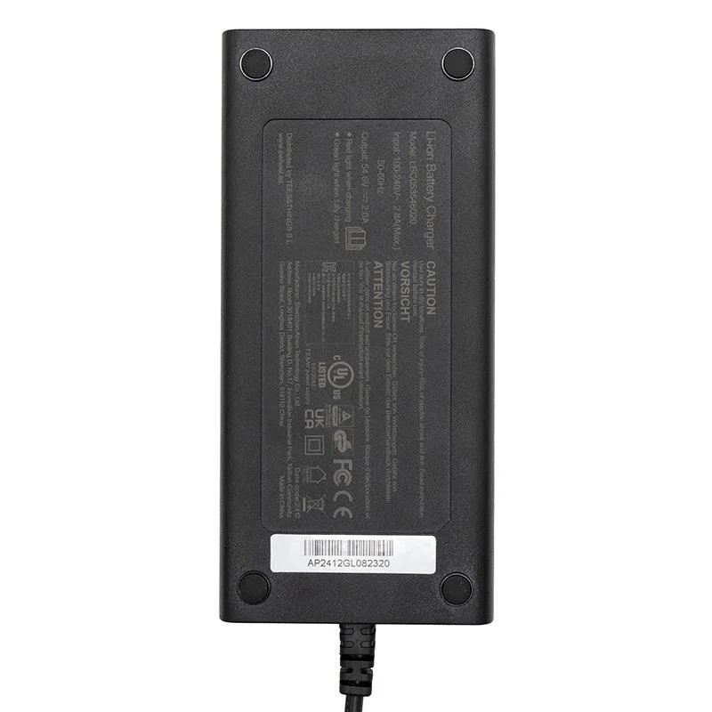 Incarcator premium 48V (iesire 54.6V) 2A cu conector Julet 3105 pentru trotineta electrica