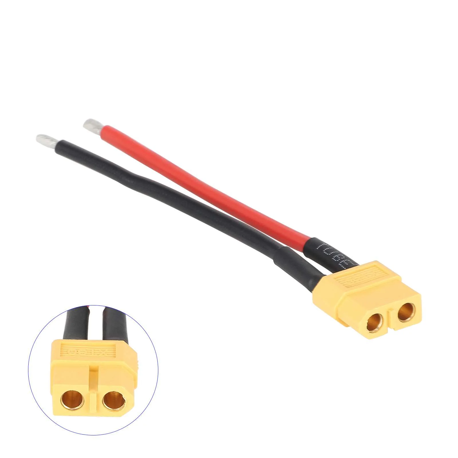 Mufa XT60 cu cablu (10cm) F