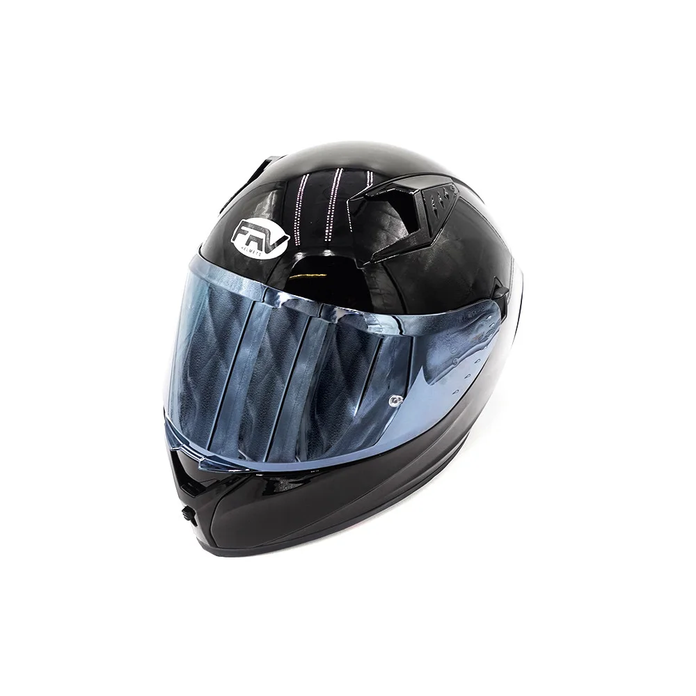 Cască full face FRV neagră cu protecție integrală