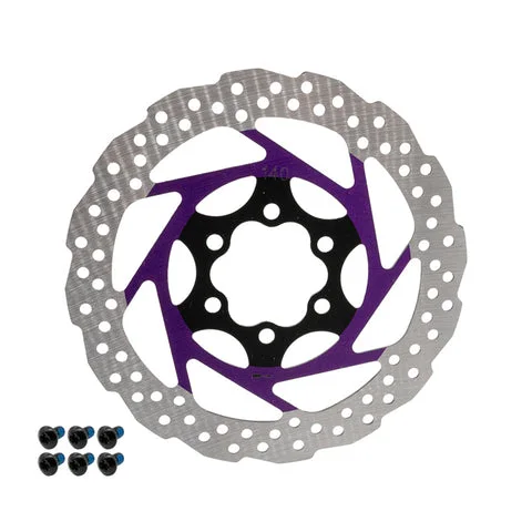 Disc de frână 140 mm 6H mov pentru trotinetă electrică