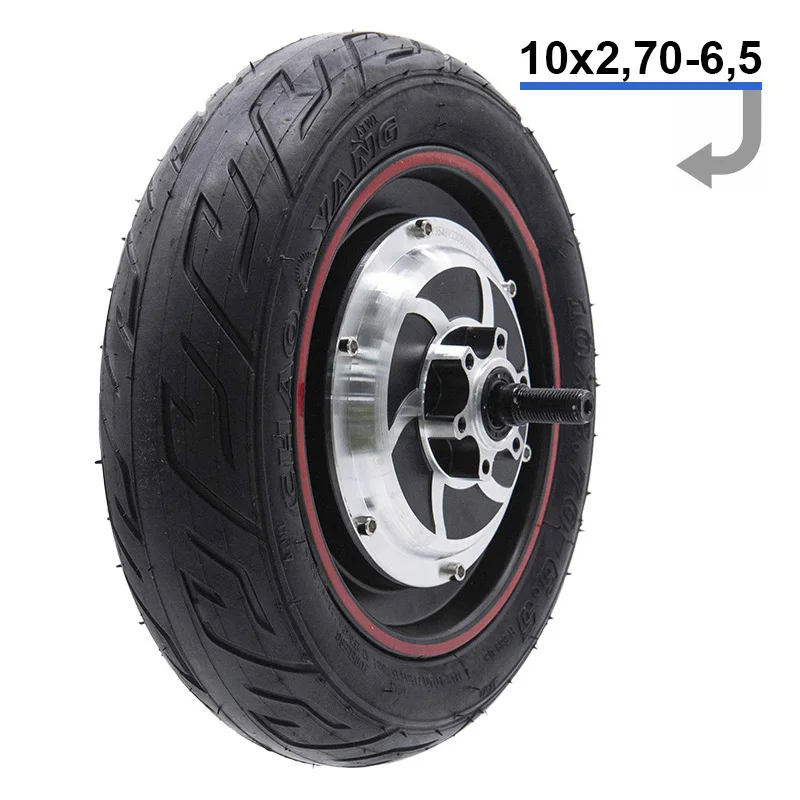Roata cu motor trotineta electrica 10 inch 500W (Max. 800w) - anvelopa Chaoyang tubeless 10 2.7-6.5